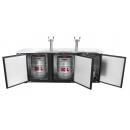 BKZG1869N | Beer cooler with tap for 3 x 50 L keg