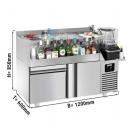 BGKF150#SBBGKF11 | Bar cooling table with 1 door and 1 drawer