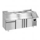 BGKF235#SBBGKF11 | Bar cooling table with 2 doors and 1 drawer