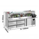 BGKF235#2#SBBGKF12 | Bar cooling table with 1 door and 2 drawers