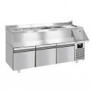 BGKF235#3#SBBGKF11 | Bar cooling table with 3 drawers