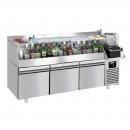 BGKF235#3#SBBGKF11 | Bar cooling table with 3 drawers