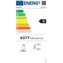 DF 1006 BD | Dvojdverová vitrínová mraznička