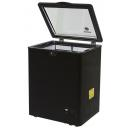 GCFC100 | Chest Freezer with glass lid and two flexible wire baskets - black/black