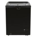 GCFC100 | Chest Freezer with glass lid and two flexible wire baskets - black/black