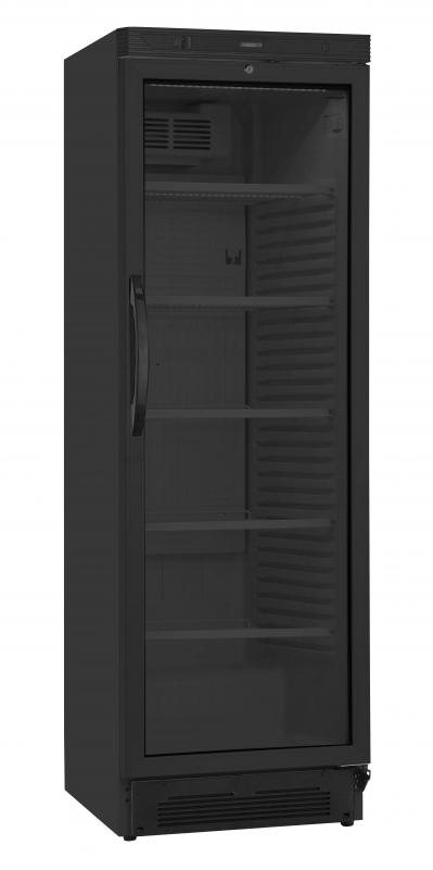 KH-VC374 GDL-BLACK | Glass door cooler - black