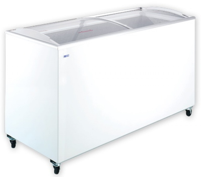 KH-CF400 SCB | Chest freezer with sliding curved glass top