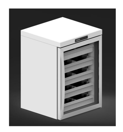 TC 160GDWHMED/A | Glass door cooler with drawers