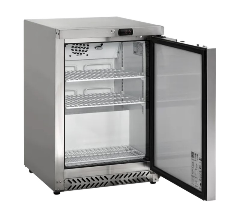 GUR 200 X | Stainless steel refrigerator with solid door