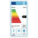 GUR 200 X | Nerezová chladnička s plnými dverami