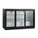 BB311SLBB | Thre-door refrigerator with sliding glass doors