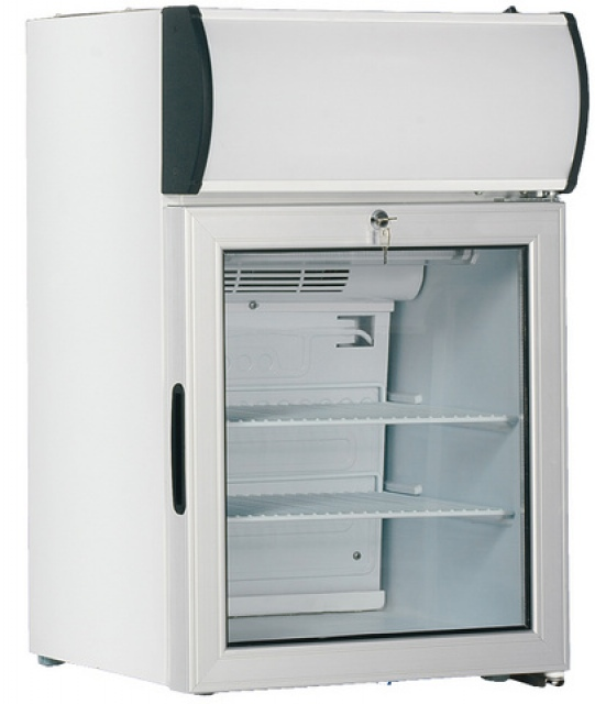 KH-VC60 GDCA | Vitrínová chladnička s reklamnou nadstavbou