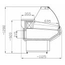 WCH I 1.3 | Counter with curved glass
