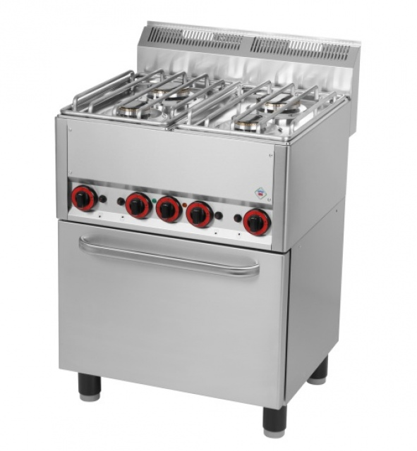 SPT 60 GL - Gas range with 4 burners and oven