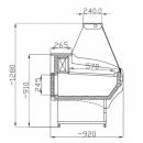 WCH NN 1.3 | Counter with straight glass plug-in (S)