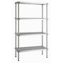 Aluminum stands with polyethylene shelf 400-1800