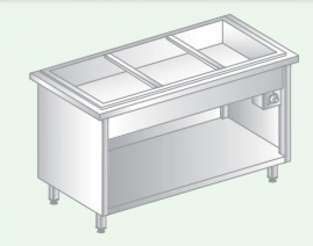 DM-94943-Z-S - Bain marie 3x GN 1/1